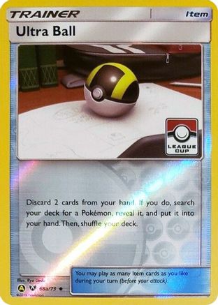Image of Ultra Ball 68a/073  - Reverse Holofoil League & Championship Cards - Promo