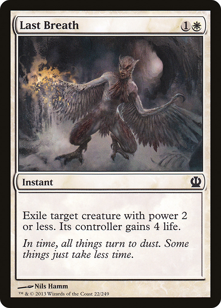Image of Last Breath (THS-022) - Theros Foil