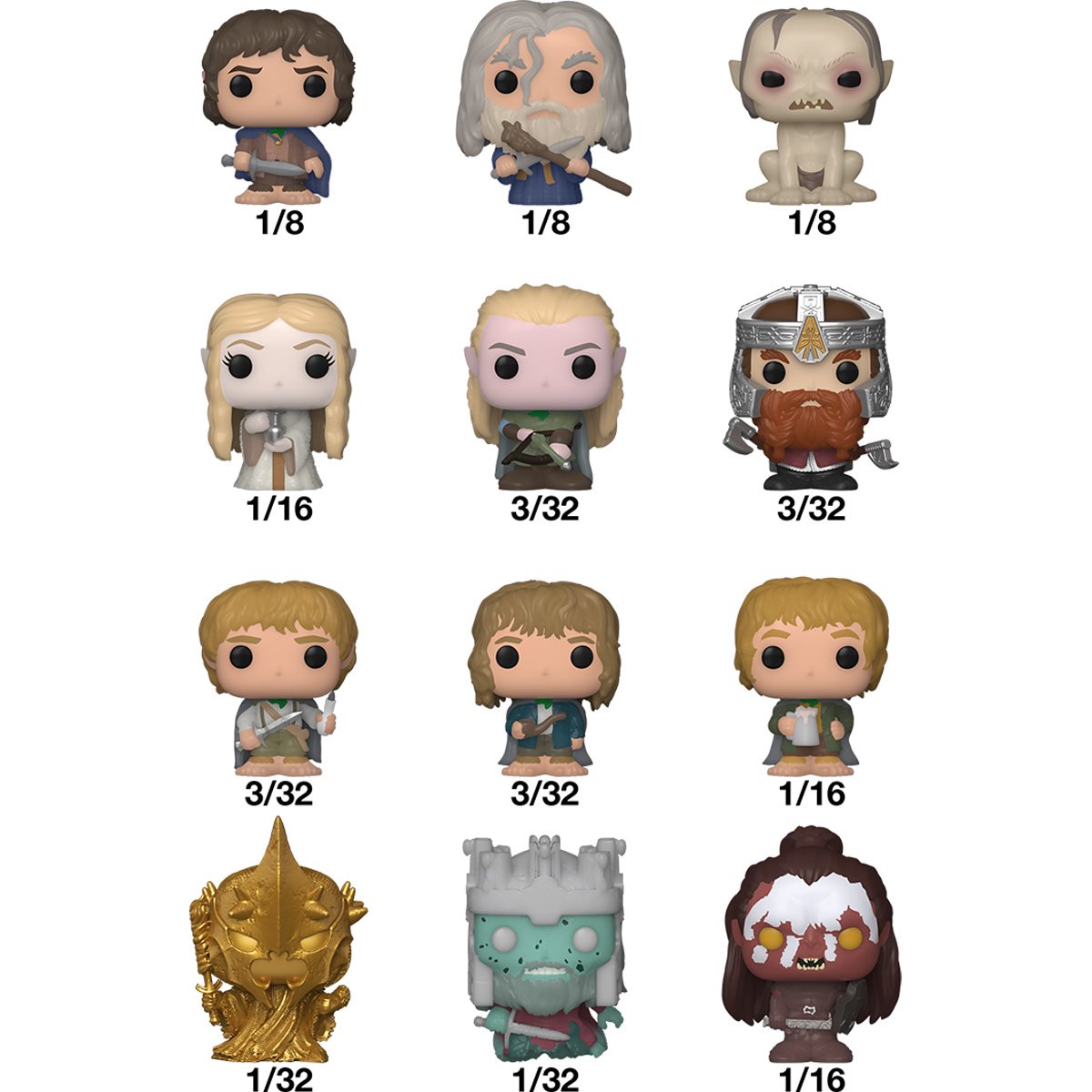 Image of The Lord of the Rings Funko Bitty Pop! Singles