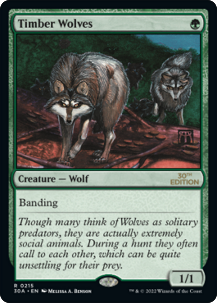 Image of Timber Wolves (30A-215) - 30th Anniversary Edition