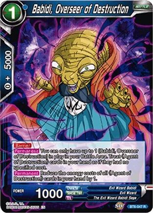 Image of Babidi, Overseer of Destruction (BT6-047) - Destroyer Kings