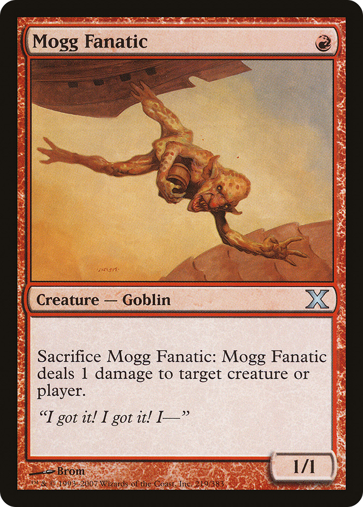 Image of Mogg Fanatic (10E-219) - Tenth Edition