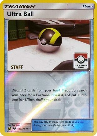 Image of Ultra Ball 68a/73  - Reverse Holofoil League & Championship Cards - Promo