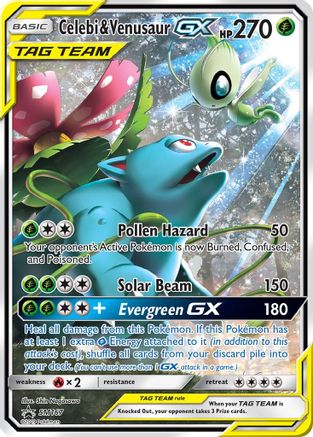Image of Celebi & Venusaur GX SM167  - Holofoil SM Promos - Promo
