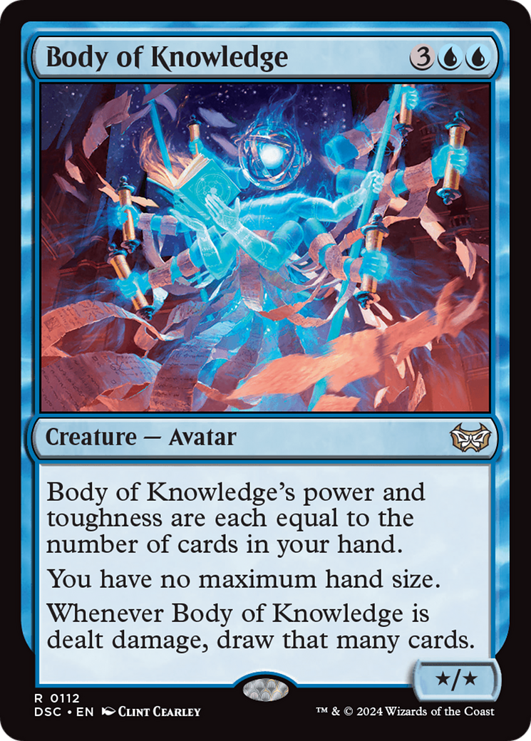 Image of Body of Knowledge (DSC-112) - Duskmourn: House of Horror Commander