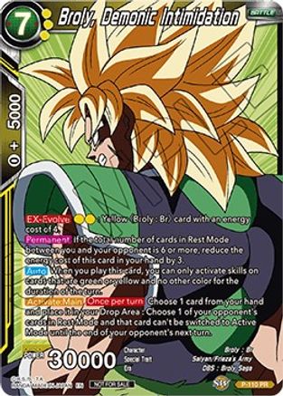 Image of Broly, Demonic Intimidation (Broly Pack Vol. 3) (P-110) - Promotion Cards