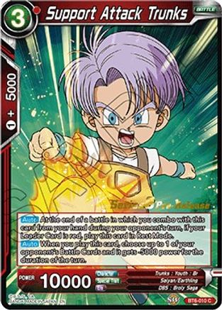 Image of Support Attack Trunks (BT6-010_PR) - Destroyer Kings PreRelease Cards