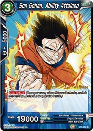Image of Son Gohan, Ability Attained (BT6-032_PR) - Destroyer Kings PreRelease Cards
