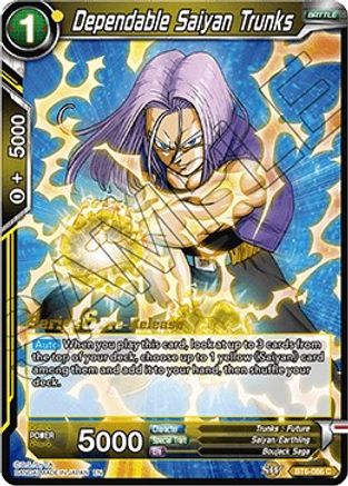 Image of Dependable Saiyan Trunks (BT6-086_PR) - Destroyer Kings PreRelease Cards