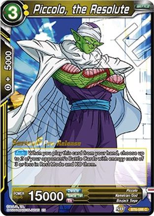 Image of Piccolo, the Resolute (BT6-088_PR) - Destroyer Kings PreRelease Cards