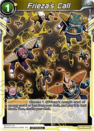 Image of Frieza's Call (Event Pack 3 - 2019) (BT1-109_PR) - Promotion Cards
