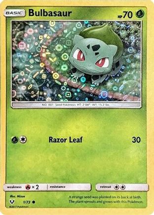 Image of Bulbasaur 001/73  - Holofoil Miscellaneous Cards & Products - Promo