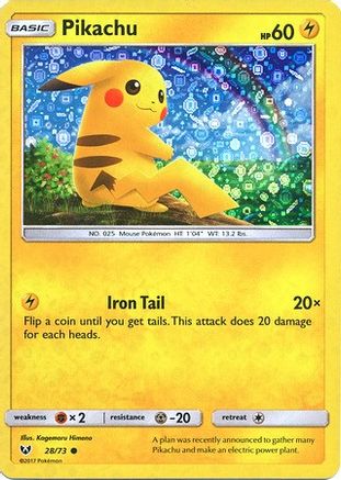 Image of Pikachu (General Mills) 028/73  - Holofoil Miscellaneous Cards & Products - Promo