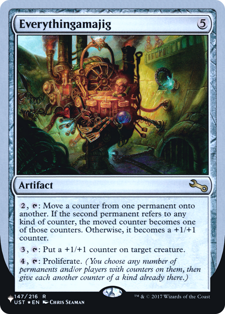 Image of Everythingamajig (A) (LIST-147/216) - The List (Unfinity Foil Edition) Foil