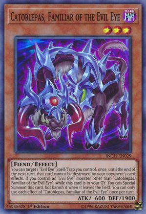 Image of Catoblepas, Familiar of the Evil Eye (INCH-EN029) - The Infinity Chasers 1st Edition