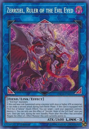 Image of Zerrziel, Ruler of the Evil Eyed (INCH-EN031) - The Infinity Chasers 1st Edition
