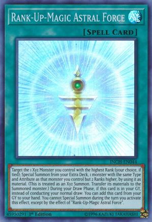 Image of Rank-Up-Magic Astral Force (INCH-EN044) - The Infinity Chasers 1st Edition