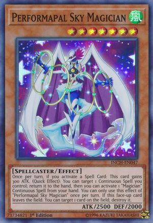 Image of Performapal Sky Magician (INCH-EN047) - The Infinity Chasers 1st Edition