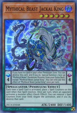 Image of Mythical Beast Jackal King (INCH-EN048) - The Infinity Chasers 1st Edition