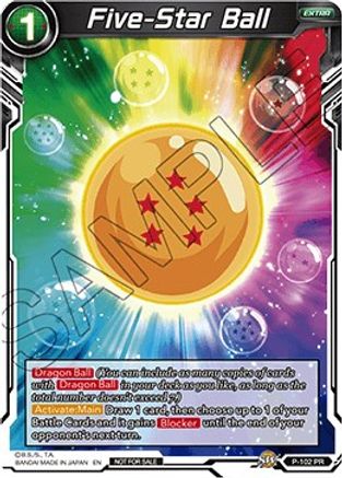 Image of Five-Star Ball (P-102) - Promotion Cards