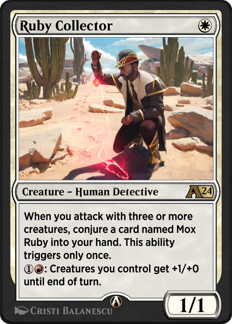 Image of Ruby Collector (YOTJ-003) - Alchemy: Outlaws of Thunder Junction
