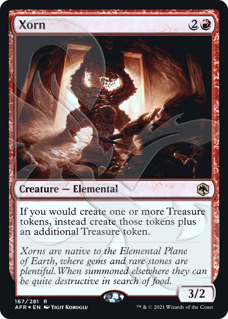 Image of Xorn (AFR&-167) - Adventures in the Forgotten Realms Promos Foil