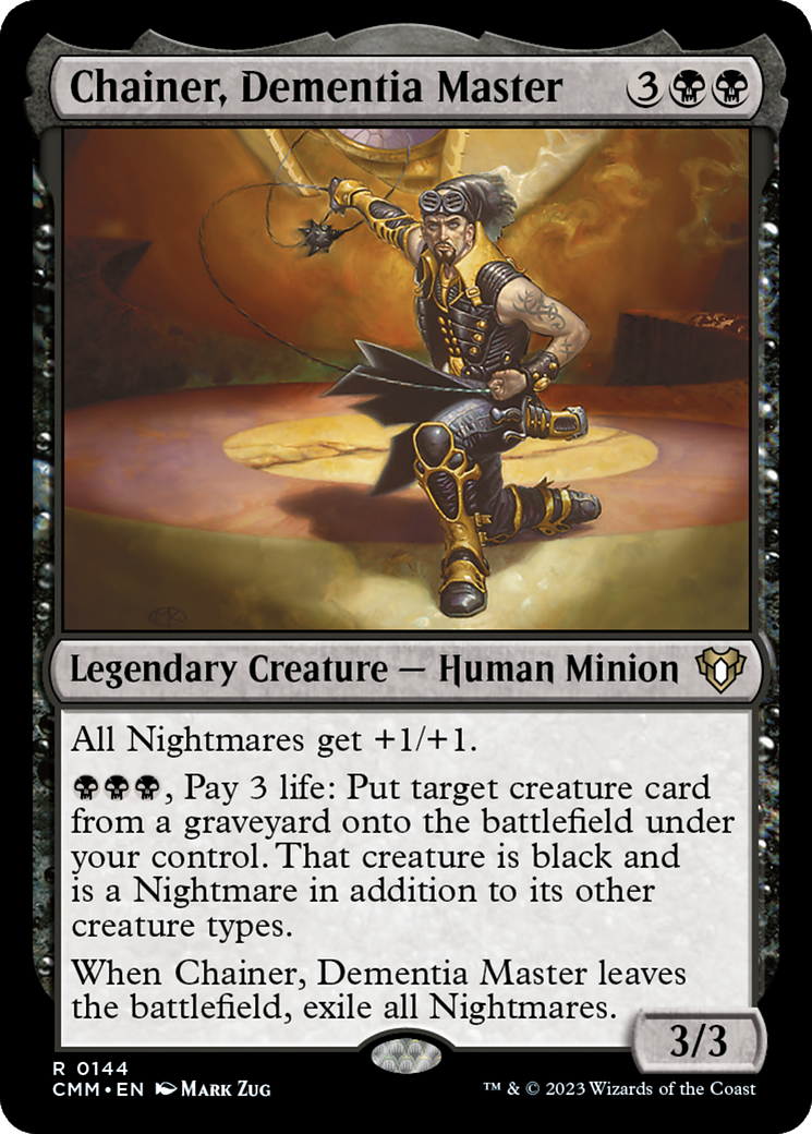 Image of Chainer, Dementia Master (CMM-144) - Commander Masters Foil