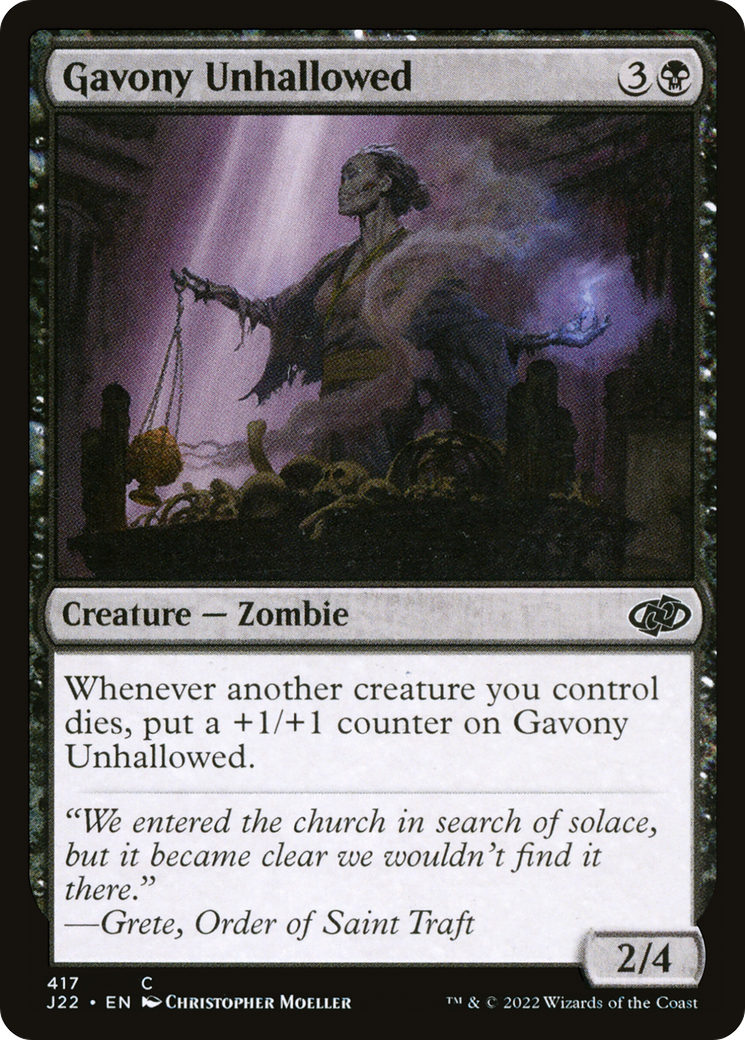 Image of Gavony Unhallowed (J22-417) - Jumpstart 2022
