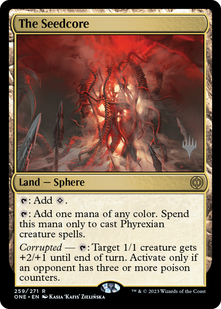 Image of The Seedcore (PPONE-259) - Phyrexia: All Will Be One Promos Foil