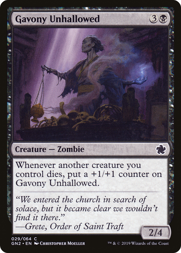 Image of Gavony Unhallowed (GN2-029) - Game Night 2019