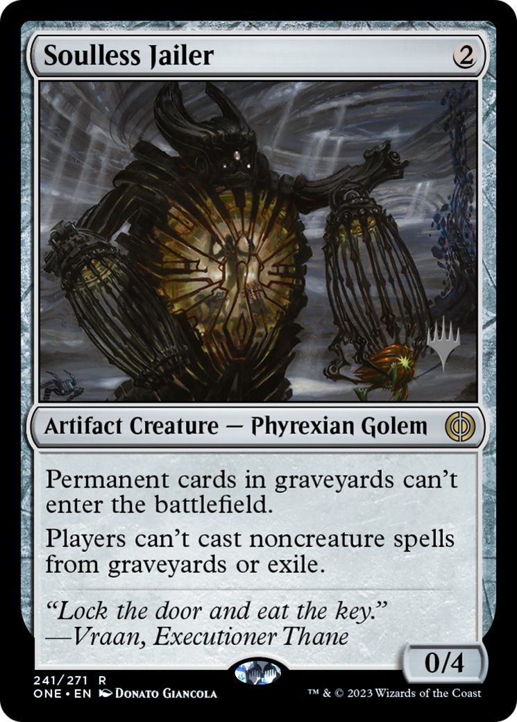 Image of Soulless Jailer (PPONE-241) - Phyrexia: All Will Be One Promos
