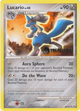 Image of Lucario 053/127  Diamond and Pearl Promos - Promo