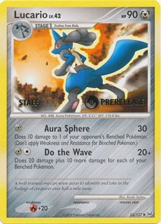 Image of Lucario 053/127  Diamond and Pearl Promos - Promo