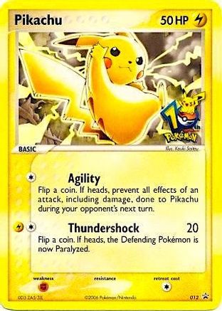 Image of Pikachu 012  Miscellaneous Cards & Products - Promo