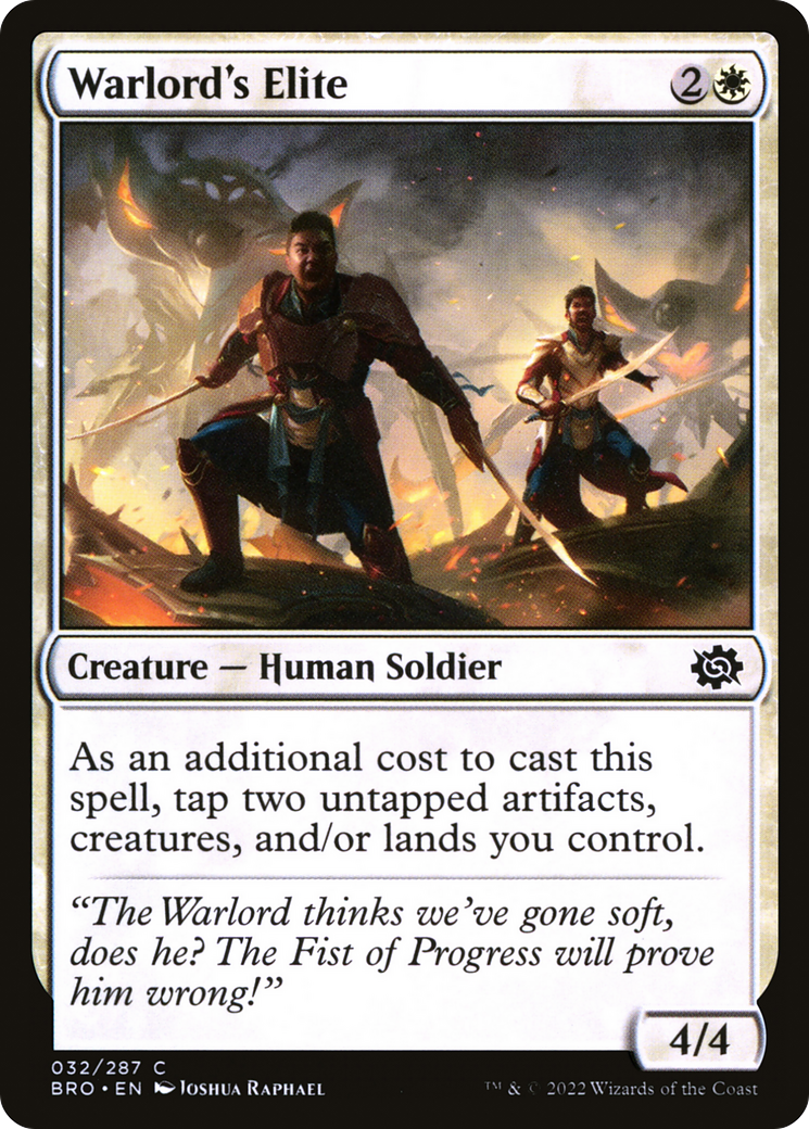 Image of Warlord's Elite (BRO-032) - The Brothers' War