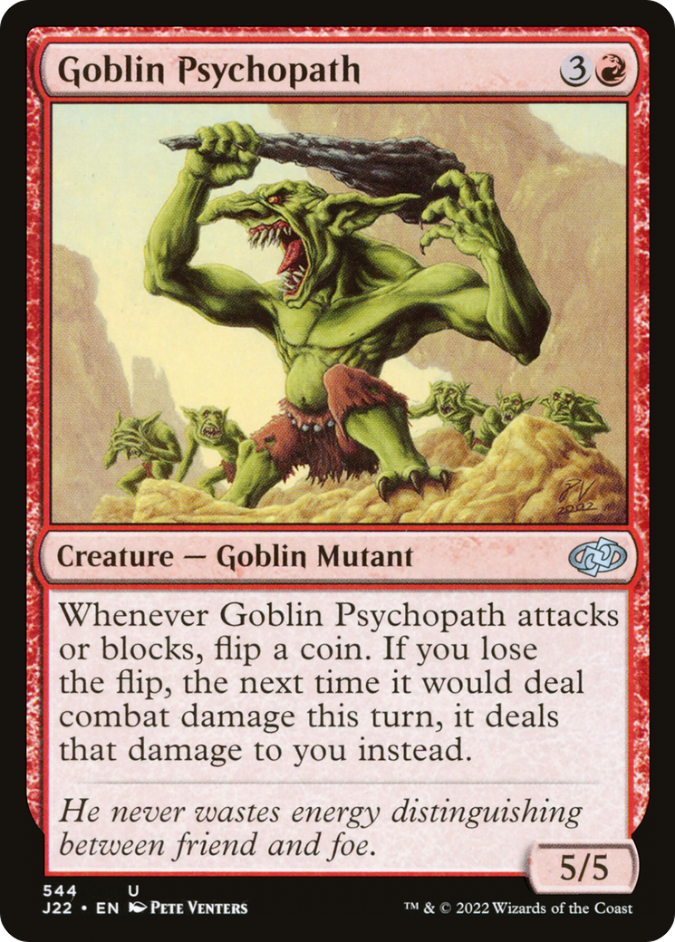 Image of Goblin Psychopath (J22-544) - Jumpstart 2022