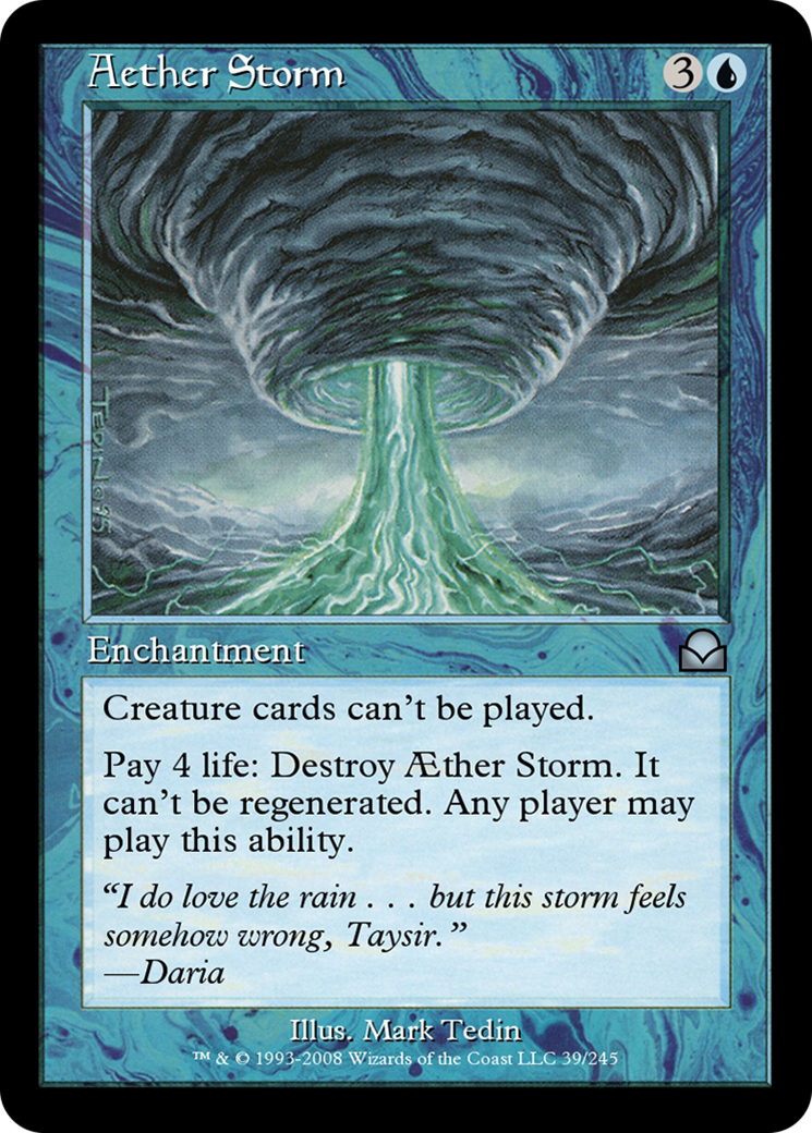 Image of Aether Storm (ME2-039) - Masters Edition II Foil