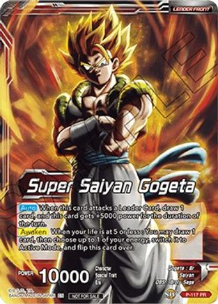Image of Super Saiyan Gogeta // SSB Gogeta, Fusion Transcendent (P-117) - Promotion Cards Foil