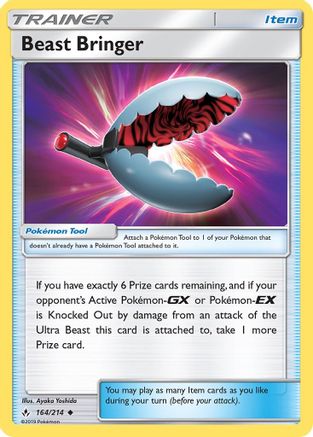 Image of Beast Bringer 164  - Reverse Holofoil SM  Unbroken Bonds - Uncommon