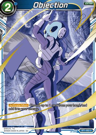 Image of Objection (Alternate Art) (BT1-052) - Special Anniversary Set