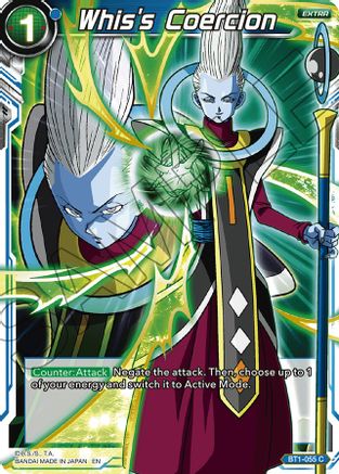 Image of Whis's Coercion (Alternate Art) (BT1-055) - Special Anniversary Set Foil