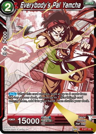 Image of Everybody's Pal Yamcha (Alternate Art) (P-077) - Special Anniversary Set Foil