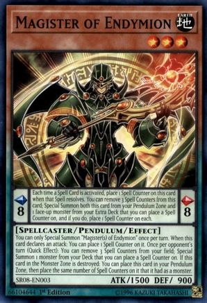 Image of Magister of Endymion (SR08-EN003) - Structure Deck: Order of the Spellcasters 1st Edition