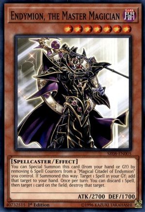 Image of Endymion, the Master Magician (SR08-EN005) - Structure Deck: Order of the Spellcasters 1st Edition