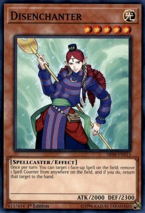 Image of Disenchanter (SR08-EN013) - Structure Deck: Order of the Spellcasters 1st Edition