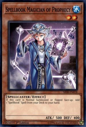 Image of Spellbook Magician of Prophecy (SR08-EN018) - Structure Deck: Order of the Spellcasters 1st Edition