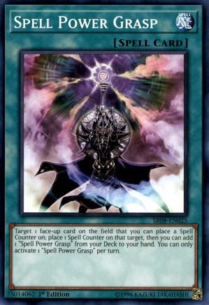 Image of Spell Power Grasp (SR08-EN025) - Structure Deck: Order of the Spellcasters 1st Edition