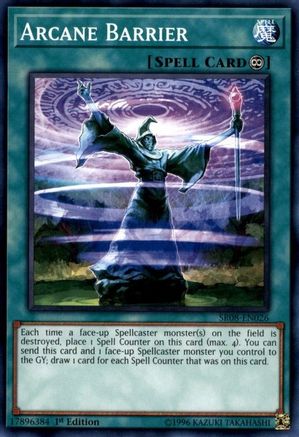 Image of Arcane Barrier (SR08-EN026) - Structure Deck: Order of the Spellcasters 1st Edition