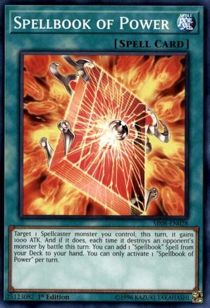 Image of Spellbook of Power (SR08-EN028) - Structure Deck: Order of the Spellcasters 1st Edition