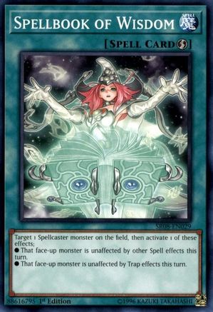 Image of Spellbook of Wisdom (SR08-EN029) - Structure Deck: Order of the Spellcasters 1st Edition